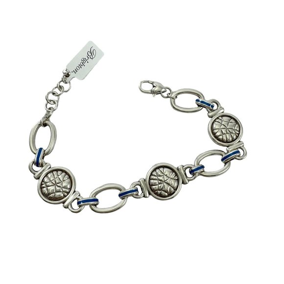 Brighton Colormix Reversible Necklace Pendant and Matching Link Bracelet NEW - Picture 9 of 10